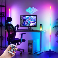 Helix RGB LED Corner Floor Lamp