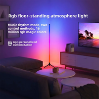 Helix RGB LED Corner Floor Lamp